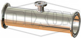 T7RMPS-200050PM - BioPharm Clamp Short Outlet Reducing Tee