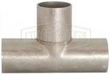 B7W-G300U - Unpolished Long Weld Tee