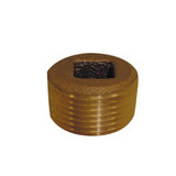 3/4" MPT Bronze Countersunk Plug