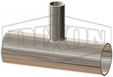 T7RWWW-150075PM - BioPharm Weld Reducing Tee