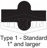 40MP-UZ150 - Metal and X-ray Detectable Clamp Gasket