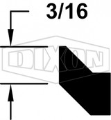 40BS-H300 - Bevel Seat Gasket