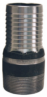 ST40 - King Combination Nipple NPT Threaded End No Knurl