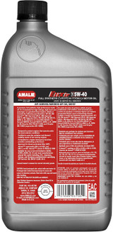 AMALIE Elixir 5W-40 dexos2 Full Synthetic Euro Motor Oil (160-65796-56) 1 Quart Bottle, Pack of 12