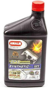 AMALIE Pro High Performance Synthetic Blend 15W-50 Motor Oil (160-75636-56) 1 Quart Bottle, Pack of 12