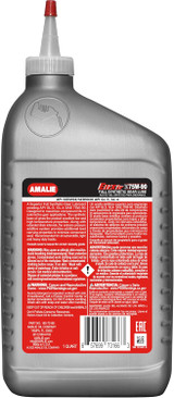 AMALIE Elixir Synthetic Limited Slip GL-5 75W-90 (160-73166-56) 1 Quart Bottle, Pack of 12