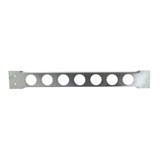 18" GALVANIZED PIPE BRACKET, 20 GAUGE