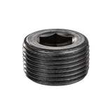 Billco Black Hex Socket Plug with male pipe thread