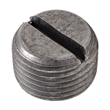 Billco 1/8" Black Slotted Plug