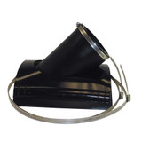 6" Flexible Saddle Wye w/ S.S. Series 300 Clamps