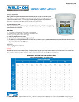 Weld-On Seal Lube Gasket Lubricant