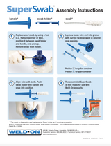 Weld-On SuperSwab Instructions