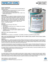Weld-On 505 Key Tite