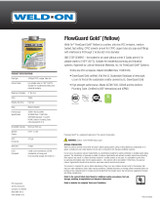 Weld-On FlowGuard Gold Yellow