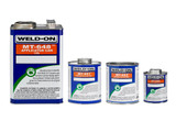 Weld-On Empty Metal Cans