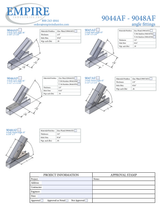 Empire Series 9044AF – 9048AF – Angle Fittings Specs & Submittals