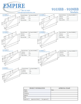 Empire Series 9103BB – 9109BB – Brackets Submittal