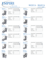 Page 1 Empire Series 9022FF – 9043FF – Corner Angles Submittal