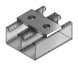 Fig. 9004FF 2-Hole Splice Plate, Side To Side Strut 1-5/8″ x 3-1/4″