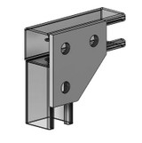 Fig. 9012FF 3-Hole Corner Gusset 3-1/2″ x 3-1/2″