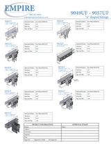 Empire Series 9049UF – 9057UF – “U” Shaped Fittings Submittal