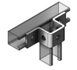 Fig. 9053UF 5-Hole “U” Support for 1-5/8″ x 1-5/8″ Strut