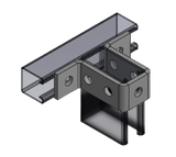 Fig. 9057UF 7-Hole “U” Support for 1-5/8″ x 3-1/4″ Strut