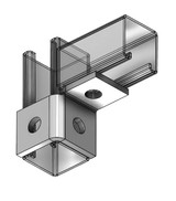 Fig. 9067WF 2-Hole Single Corner Connection, Right Hand