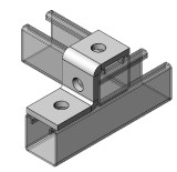 Fig. 9062ZF 3-Hole “Z” Support for 1-5/8″ x 1-5/8″ Strut