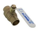 LFFBVS-3C-M1 Full Port Sweat Ball Valve Lead Free