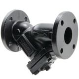 Cast Iron, Class 125 Flanged End, Wye-Pattern Strainers
