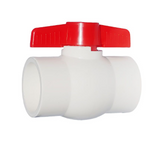 Compact PVC Schedule 40 Ball Valve w/EPDM O-ring (SOC x SOC)
