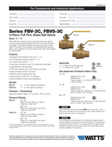 Watts Series FBVS-3C