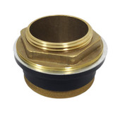 1-1/2" x 1-1/4" Brass Closet Spud