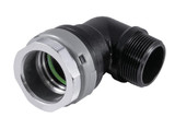 2-1/2" (63mm) x 90° Elbow with 2" MNPT