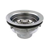 Brass Heavy Duty Duo Basket Strainer- Chrome Plated