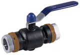 1" (25mm) x 3/4" (20mm) OIL Ball Valve (pipe x pipe)