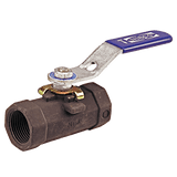 One-Piece Carbon Steel Ball Valve - Reduced Port, Locking Lever Handle