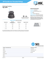 3221R Ductile Iron Reducing Coupling