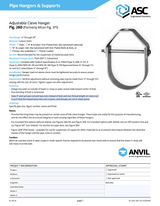 FIG 260 Adjustable Clevis Hanger
