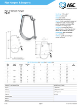 67 Pipe or Conduit Hanger