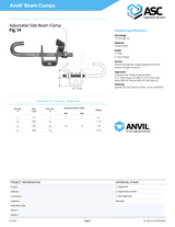 FIG 14
14 Adjustable Side Beam Clamp