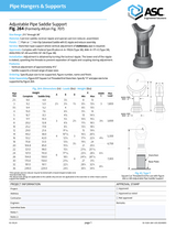 264 Adjustable Pipe Saddle Support