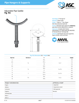 FIG 192
192 Adjustable Pipe Saddle Support