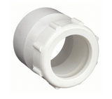 PVC DWV Trap Adapter-Female with 1-1/2 Plastic Nut & Washer & 1-1/2×1-1/4 Washer (H× SLIP)