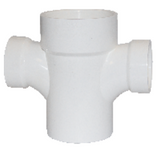 PVC DWV Double Sanitary Tee Street Reducing