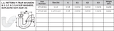 PVC DWV L.A. Pattern P-Trap, w/Union & 1-1/2 & 1-1/4 SLIP Washers , w/Plastic Nut (SLIP x H) Tech Sheet