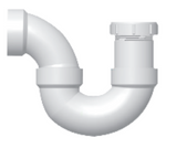 PVC DWV P-Trap 1-1/2" (H x SLIP)