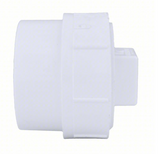 PVC DWV Tube End Cleanout w/ C.O. Plug