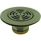 4-1/2" OD Flat Top Sink Strainer- Stainless Steel
